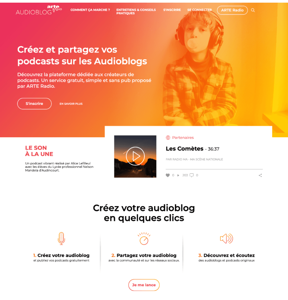 homepage Audioblog